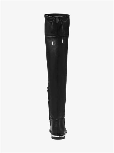 jamie stretch suede boot michael kors|michael michael kors jamie over the knee boot .